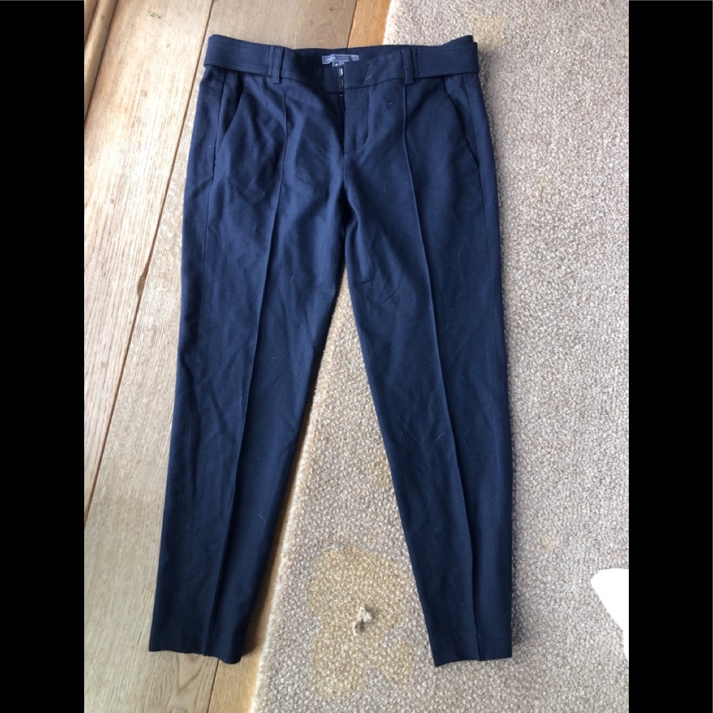 Navy blue trousers/pants